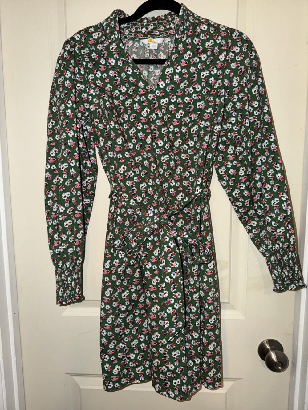 Boden Floral Belted Dress Size 4